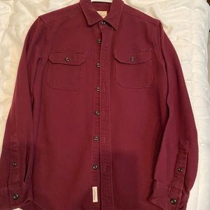 American Eagle Maroon Jacket-Shirt extra thick